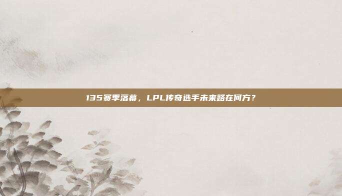 135赛季落幕，LPL传奇选手未来路在何方？